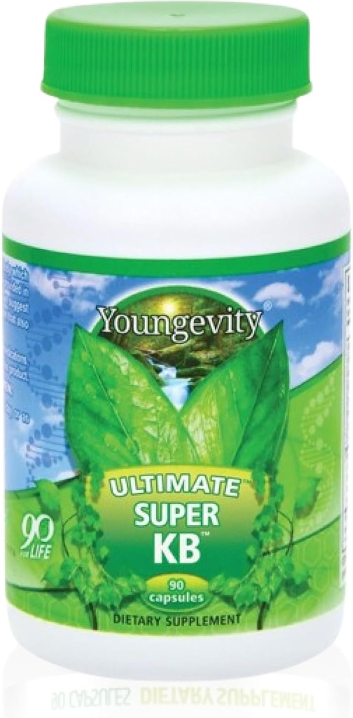 Youngevity Super KB - Lastniški sečni trakt - brusnice, borovnice, Hudičev krempelj, konjski rep in več - Starodavna zapuščina - 90 kapsul