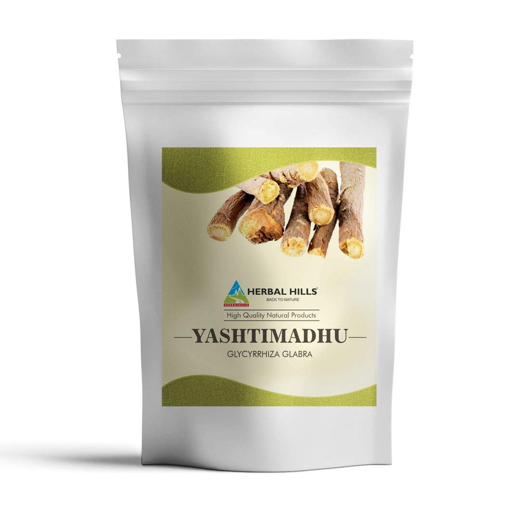 HERBAL HILLS Yastimadhu prašek (Mulethi prašek/Licorice prašek/Glycyrrhiza glabra) 