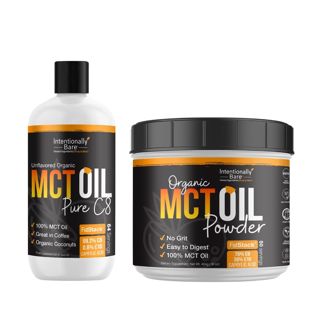MCT olje v prahu in čisti C8 MCT olje paket