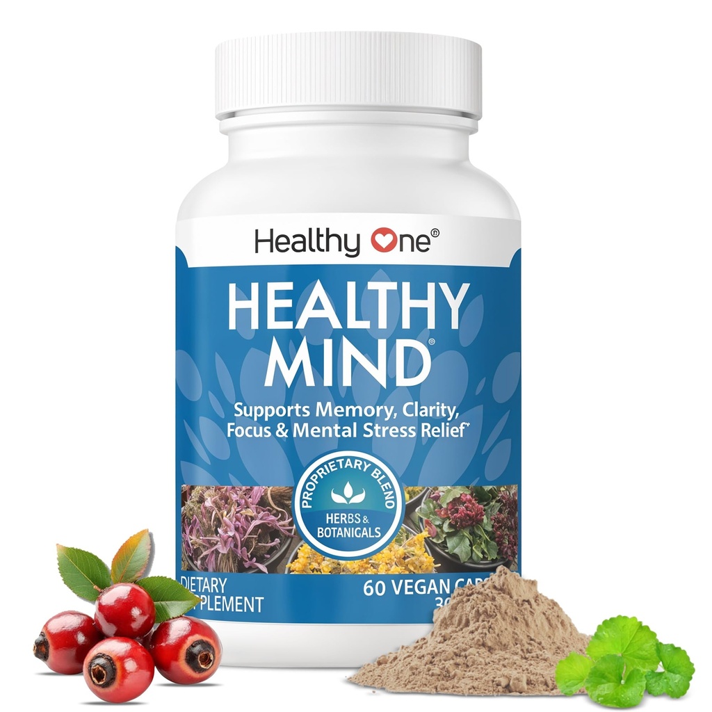 Zdrav um - Varen za najstnike - Možganska megla - Kognitivna funkcija - Koncentracija - Fokus - Neuralna optimizacija - Mood - Ginkgo Biloba - Ginseng - Rhodiola - Bacopa - Gotu Kola - Zeleni čaj - 60 grofov