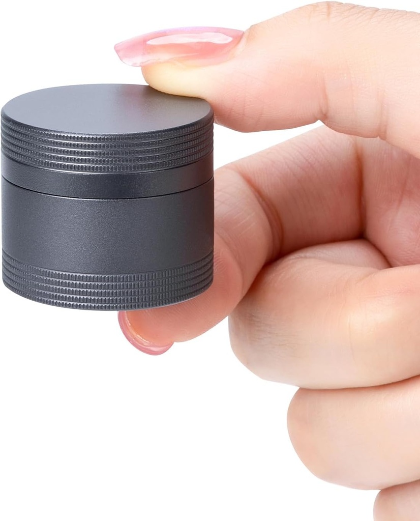 Majhne tablete Kovinske tablete Box - Vodoodporne tablete Zabojnik Aluminij zlitina shranjevanje Medicina Imetnik Organizator Multitool EDC vsak dan za vitamine, ribje olje siva