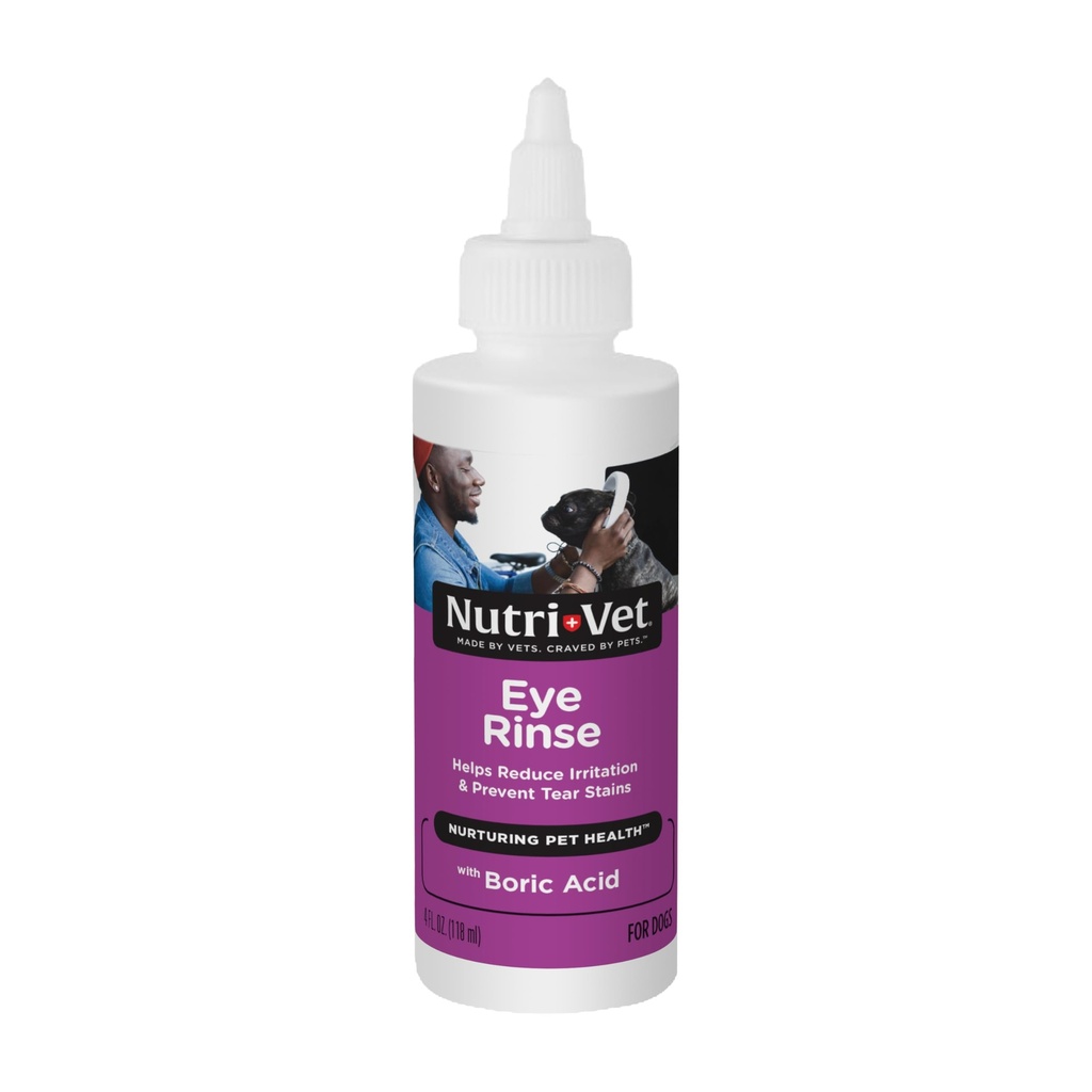 Nutri-Vet Eye sperite za pse, pes Tear Stain Odstranjevalec, oči Wash, Alergy Relief za hišne kužke, kužke, hišnih ljubljenčkov Safe Formula, Vet Formulated, Preprečevanje okužb, 4oz