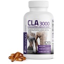 Bronson CLA 3000 Izredno visoka moč Podpira zdravo upravljanje teže Lean Muscle Mass nestimulating konjugacijska linolna kislina 120 Mehkužci