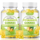 softbear Potassium Chloride Gummies 1200mg, Sugar-Free Potassium Gummies for Adults Support Leg Cramps High Potency Potassium Chloride Supplement, Pineapple Flavor 120 Count