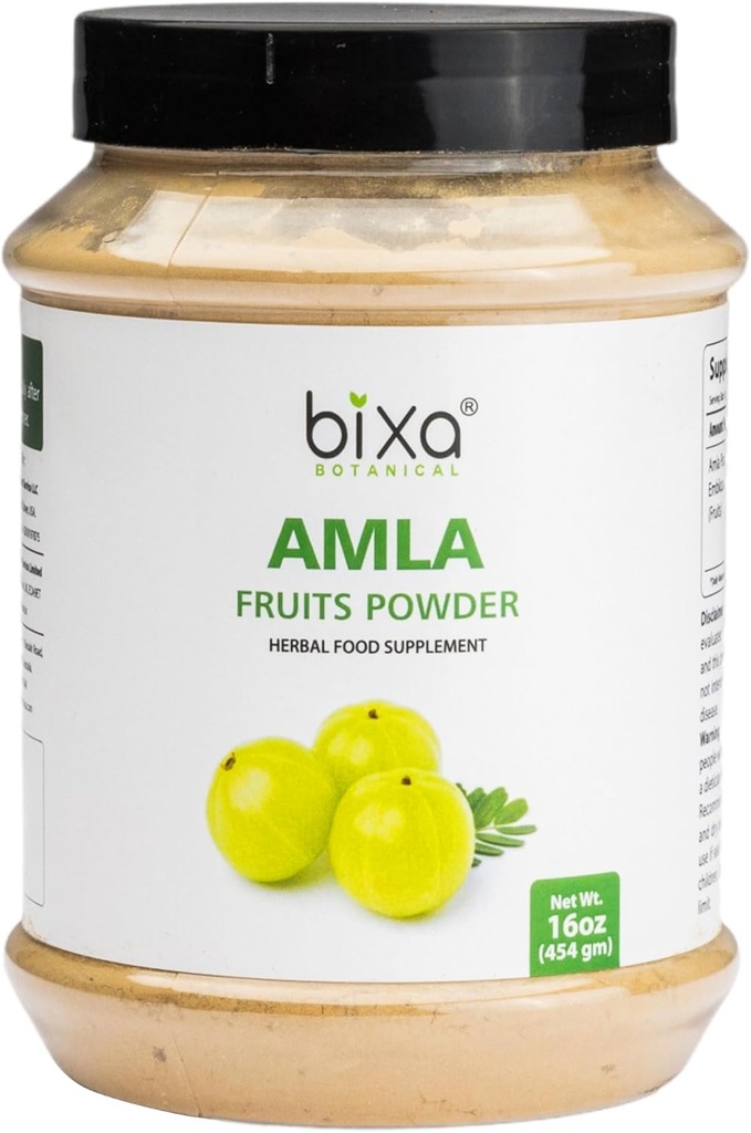 bixa BOTANICAL Amla prašek (Emblica officinalis),1 funt (16 Oz) 