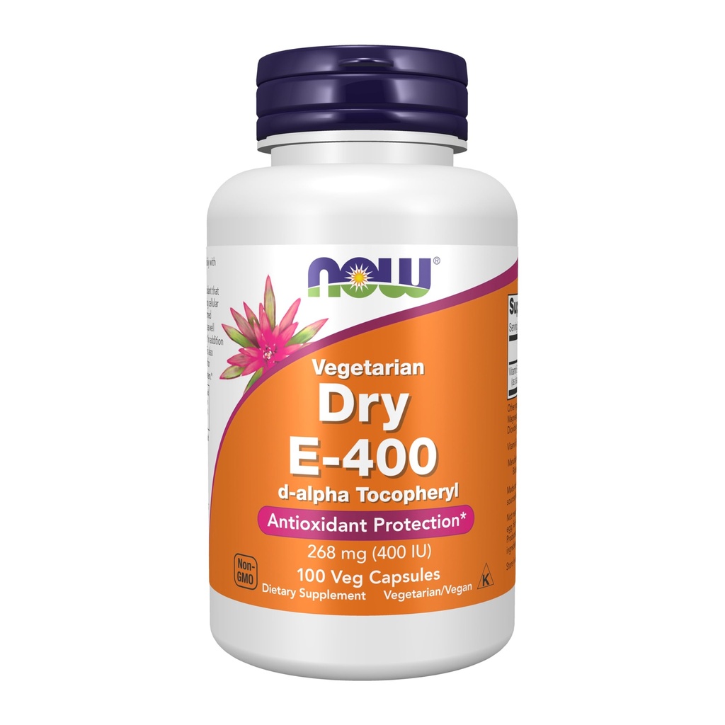Zdaj prehranska dopolnila, vitamin E-400 i.e. D-Alpha tokoferil, suha, antioksidantna zaščita*, 100 Veg kapsule