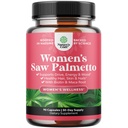 Dodatna moč žaga Palmetto za ženske 500mg - DHT bloker za ženske 30-dnevno oskrbo - las Vitamini za izgubo las dodatek - Pure Saw Palmetto Extract kapsule z Maca Root & Biotin - 90 kapsul