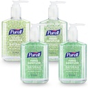PURELL Advanced Hand Sanitizer Naturals with Plant Based Alkohol, Citrus Scent, 8 fl oz Črpalka steklenica (Pack of 4) - 9626-06-ECDECO