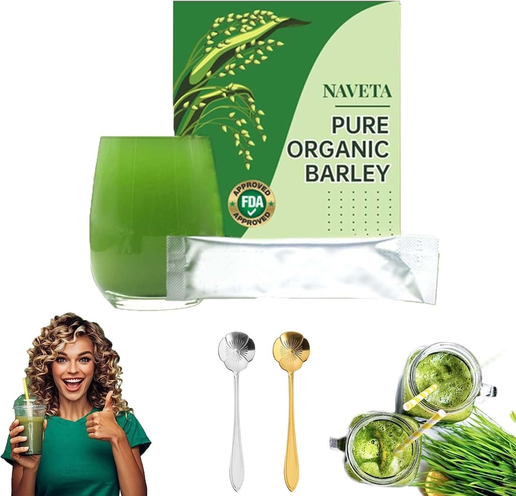 Naveta Ječmen trava Powder 100% Pure & Organic, Naveta Pure Organic Ječmen, Naveta organski Grass Powder, Bodite dobri za zdravje (1Pcs)