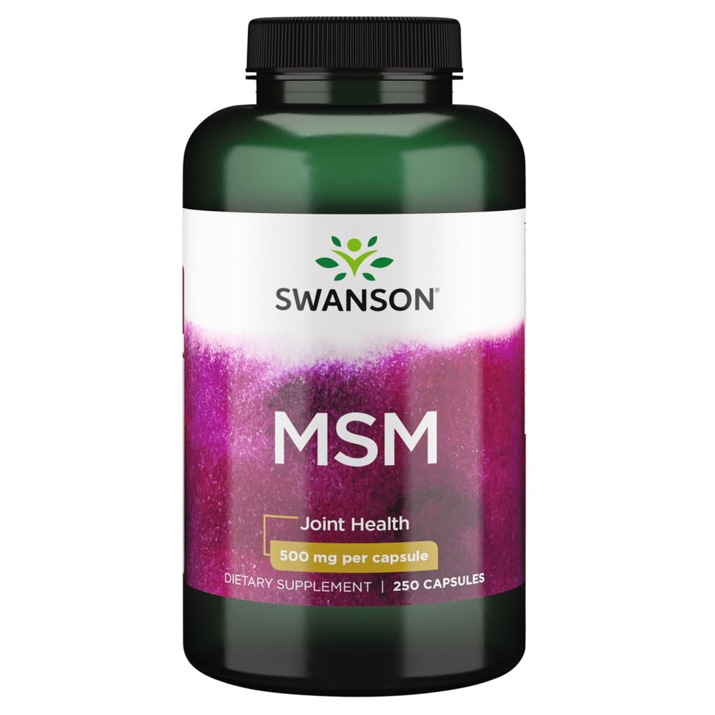 Swanson Msm 500 Milligrams 250 kapsul