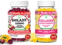 Lunakai USA Made Shilajit & Collagen Extra Strength Gummies Bundele – Energija, lasje, koža in podpora za nohte – Delicious & Non-GMO