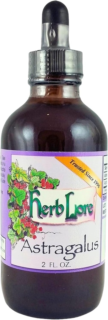 Herb Lore Astragalus Tinkture – Tekoči Astragalus Root Extract kapljice - Podpora imunskega sistema – 4 Fl Oz
