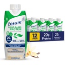 Zagotovite Rastlinsko-bazen Vegan Protein Vanilla Nutrition Shake I Gluten-free I Dairy-free I Soy-free Bottled Liquid Shake I 12 Pack