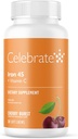 Proslavite vitamine železov dodatek z vitaminom C - 45mg železa, 60mg vitamin C, bariatrični vitamini za bolnike WLS, vertikalni rokavi in Gastric bypass kirurgija - Cherry, 30 Soft Chews