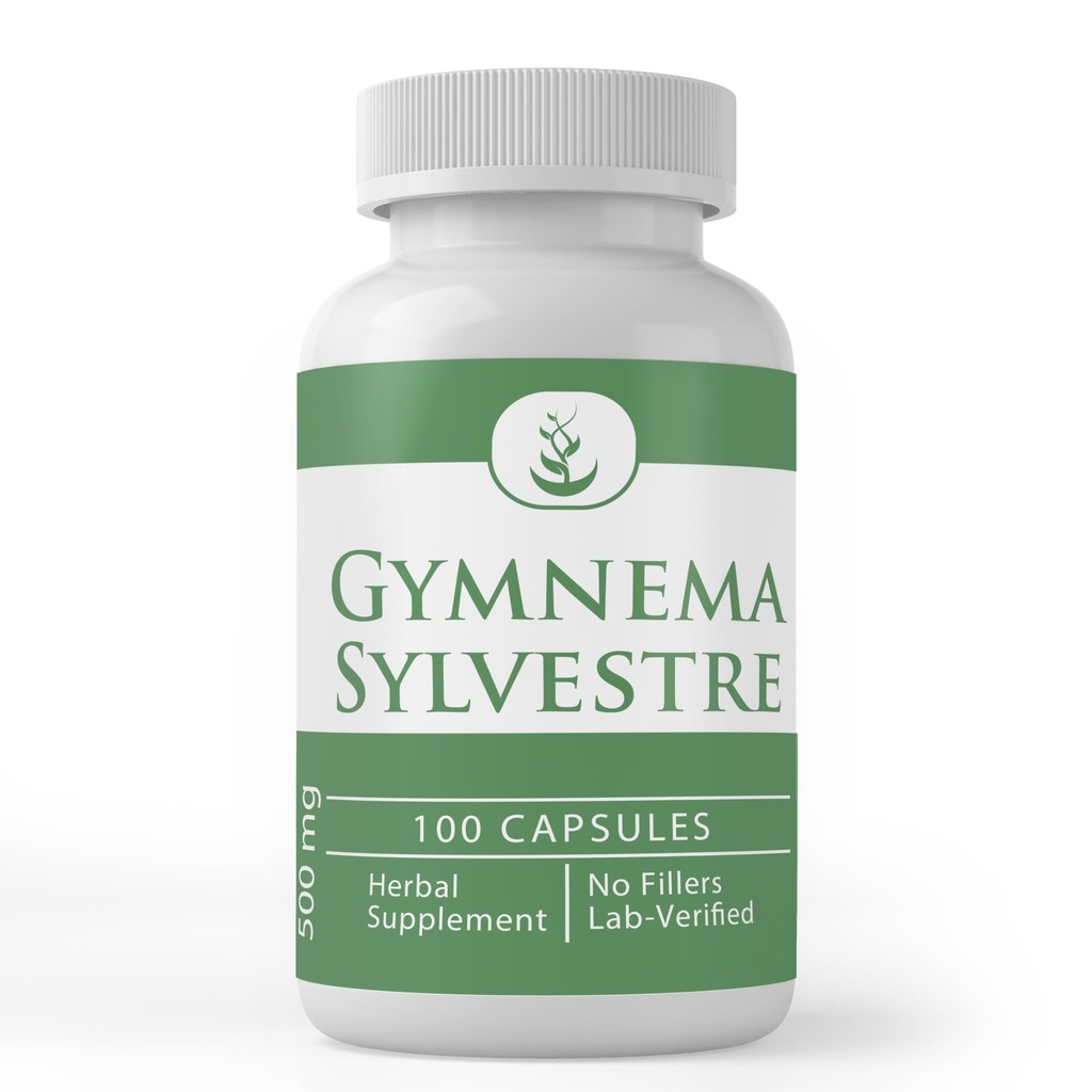 GYMNEMA Sylvestre (100 kapsul), vedno čista, brez dodatkov ali polnil, laboratorij preverjen