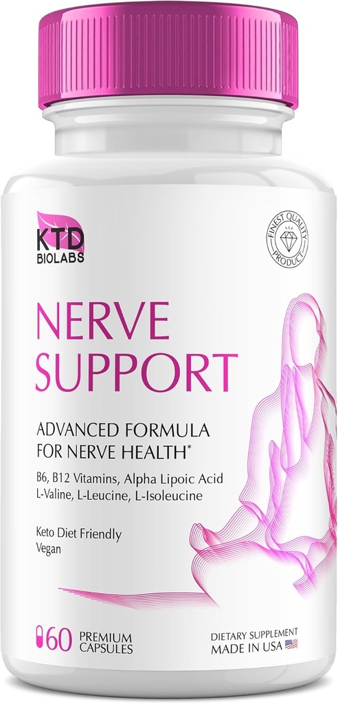 Živčni Odrešenik za nevropatijo 828mg, Advanced Nerve podpora dodatek, Obnovitev za zdrave noge, Najboljši Regen z alfa lipoična kislina, Vitamini D, B6, B12-60 Kapsule