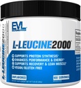 Evolution Nutrition L-Leucin 2000 - Sinteza beljakovin, regeneracija in podpora mišic - zmogljivost in energija - 2000mg L-levcin - Gluten Free & Vegan - Nearomatiziran prehranski dodatek v prahu - 100 Servingov