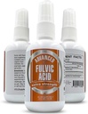 Advanced Fulvic Acid in Humic Acid Trace Mineral Liquid Spray dodatek. 70+ Ionski organski vitalni minerali in elektroliti, podobne prednosti Shilajit in kapljice (4 oz, 120 Serving)