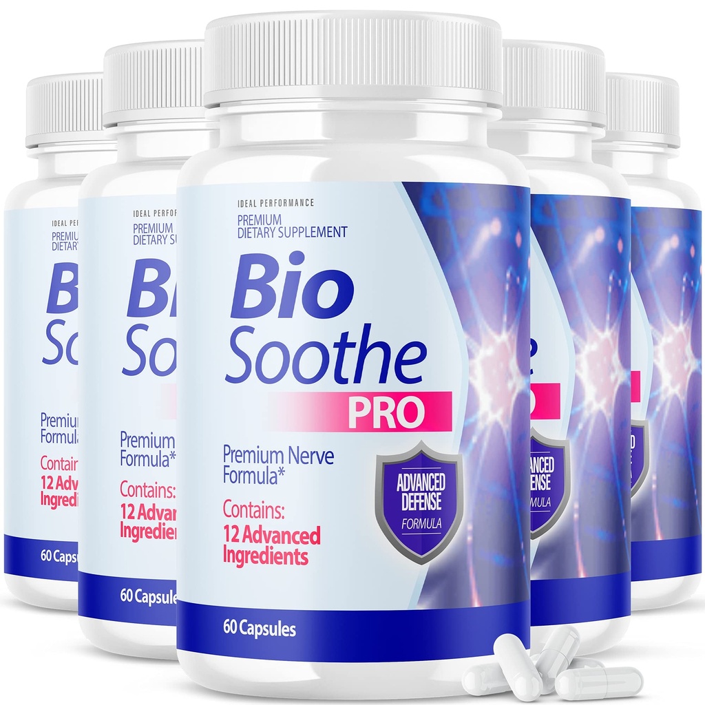 IDEAL UČINKOVITOST (5 pakiranj) Biozoothe Pro Neuropatia zdravljenje Kapsula za bolečine živcev Popravila Tablete Bio Soothe Premium Formula Dopolnilo Alfa Fix Neeve (300 kapsul)