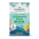 Nordic Naturals Zero Sugar Children's DHA Vegetarian Gummy Chews - Passion Fruit Lemon Flavor - 30 Gummies - Vegan Algae Oil Omega-3 Dodatek za otroke Brain & Kognition Podpora - 30 Služabniki