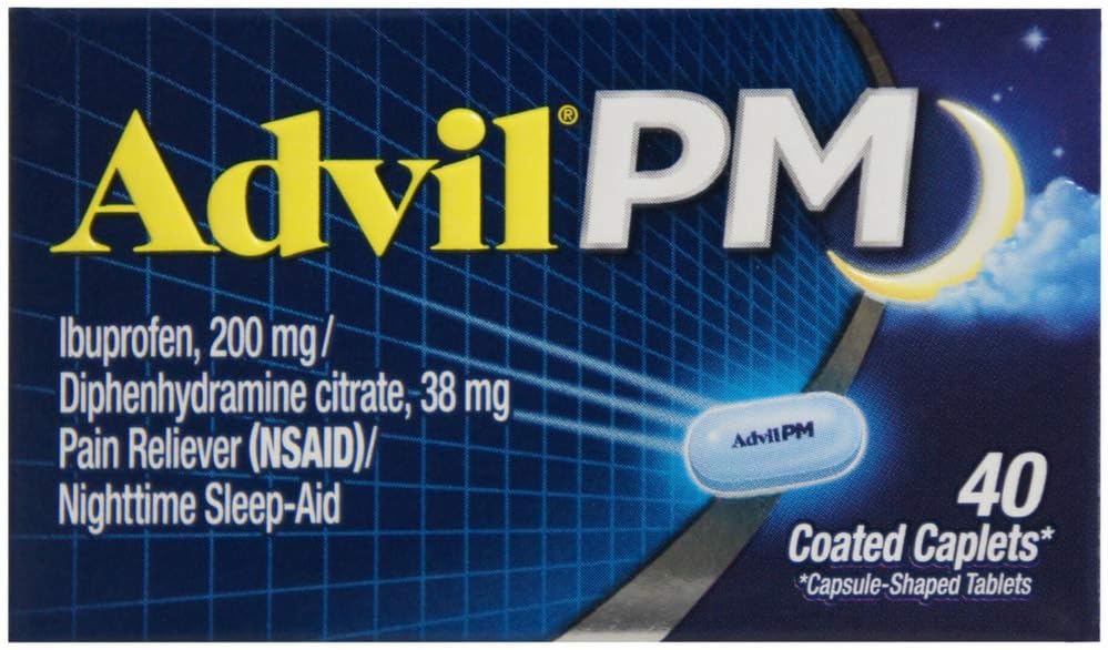 Advil PM 200 mg prevlečeni kapucini 40 ea (paka 6)