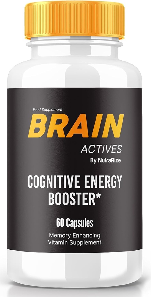 Kapsule Brain Actives – Formula za dnevno podporo z uravnoteženo mešanico za fokus, budnost in koncentracijo 