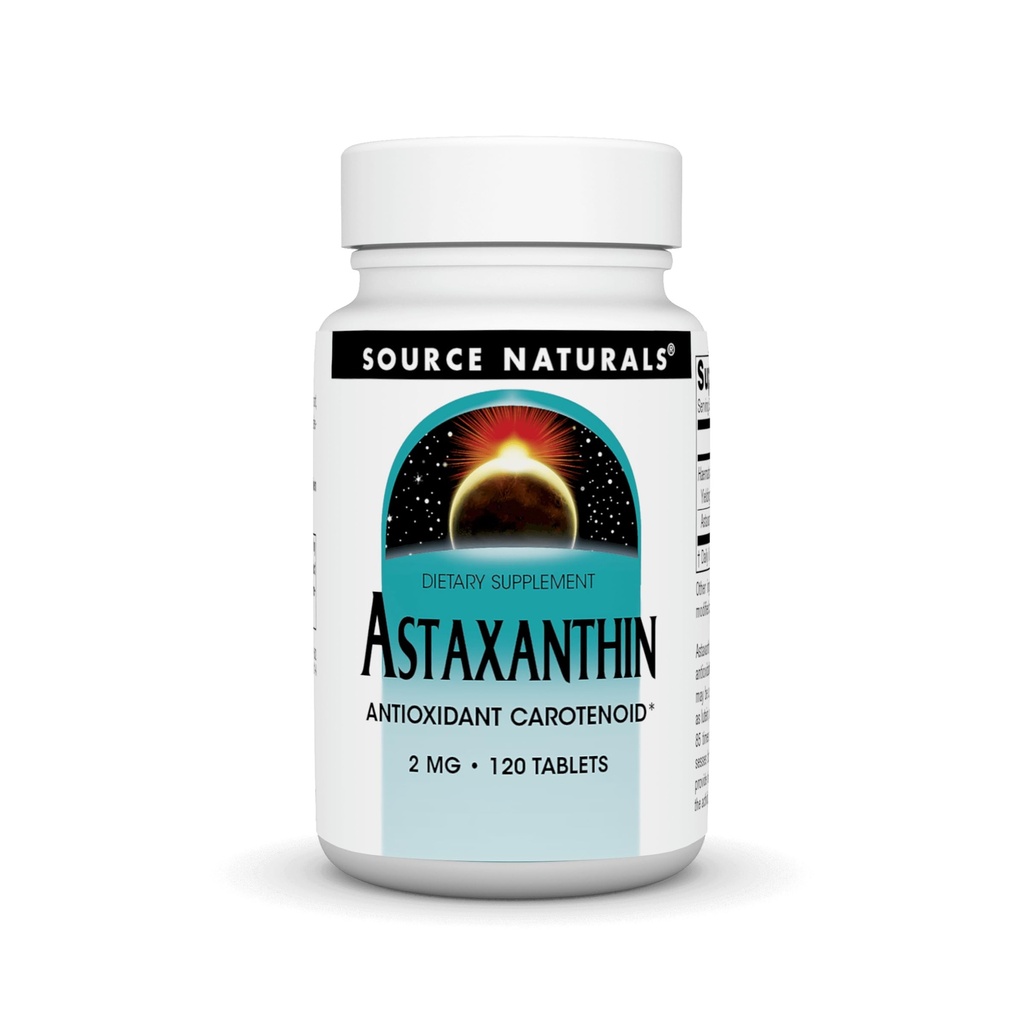 Vir Naravni astaksantin, antioksidant karotenoid*, 2 mg - 120 tablet