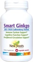 NOVE ROOTS HERBAL Smart Ginkgo dodatek, 60 Zelenjavne kapsule, imunski sistem in kognitivna podpora
