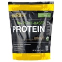 California Gold Nutrition Sport, Rastlinske beljakovine z organskim koncentratom Rjavih riževih beljakovin, Laneno seme, semena Chia, čokolada, 2 lb (907 g)