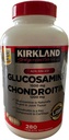 Kirkland podpis glukozamin HCI 1500mg hondroitin sulfat 1200mg 220 tablet/novo povečano število