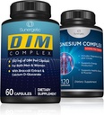 Sunergetic DIM Complex Plus Magnezij Complex - Podpira zdrave kosti, mišice in zobe, zdravo ravnotežje in sprostitev - DIM Complex 60 ct - Magnezijev Complex 120 ct