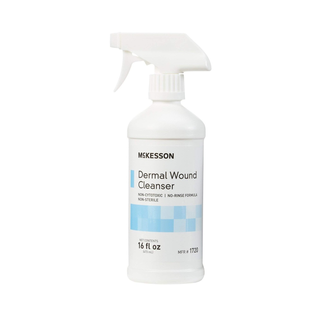 McKesson Dermal Rane Care Sprej za čiščenje ran, 16 oz [1 grof] Pranje za prvo pomoč za manjše poškodbe, reže, opekline, luske, rane