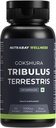 Wellness Tribulus Terrestries (Gokshura) - Naravna podpora za energijo, zmogljivost in rast mišic - 1000mg, 60 Veg kapsule