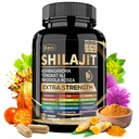 Shilajit Supplement with Sea Moss, Ashwagandha, Tongkat Ali - Shilajit Pure Himalajan Organic Fulvic Acid Kapsules - 90 Count