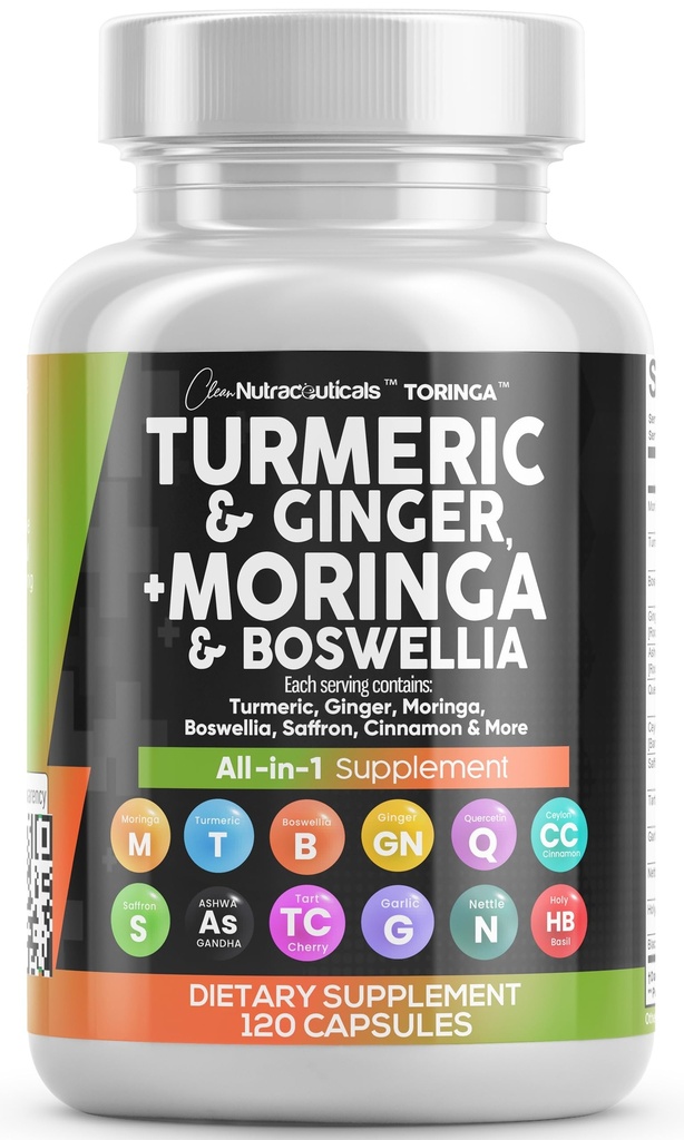 Čisti Nutraceuticals Turmeric Moringa dodatek 