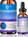 Glukozamin Chondroitin Tekoče kapljice 2000mg, liposomski glukozamin Chondroitin MSM, hondroitin & glukozamin Prehranske dopolnila w/turmerni ekstrakt, hialuronska kislina, Quercetin & Bromelain