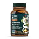 Gaia Herbs Metabolic Activator - Natural Energy Supplement for Presnova Podpora - Izvleček Panax Notoginseng & Astragalus - Brez mleka, soje in glutena - 60 kapsul (60 strežb)