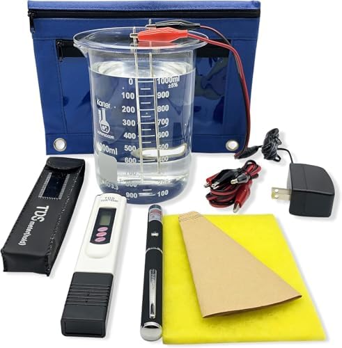 Izboljšan Chris Coloidal Silver Generator Kit z 99.99% Pure Wire. Samo dodajte destilirano vodo in kozarec!