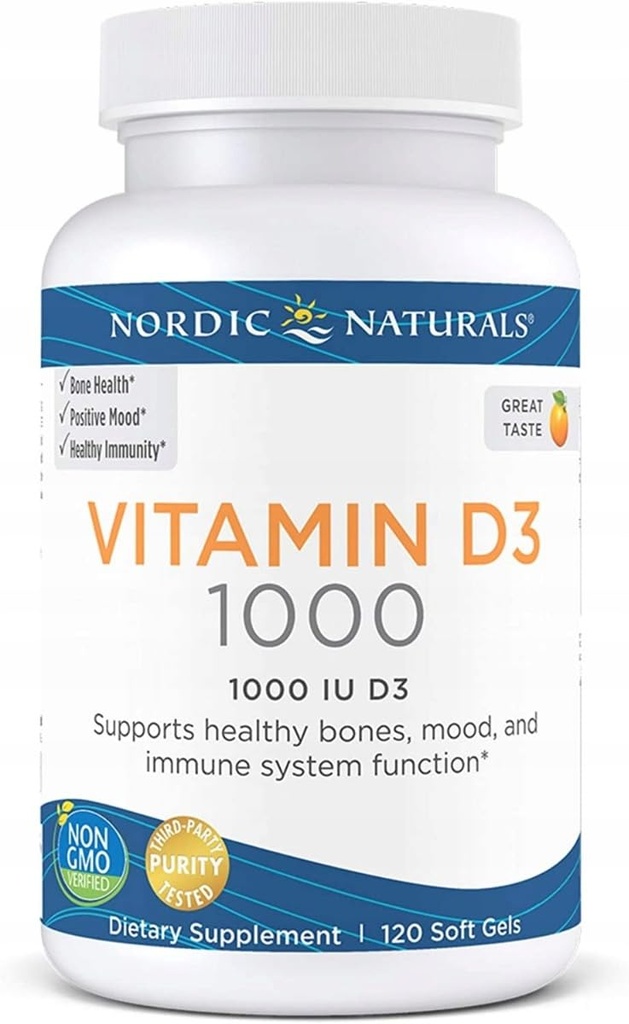 Nordijska narava, vitamin D3 1000 i.e., 120 števk