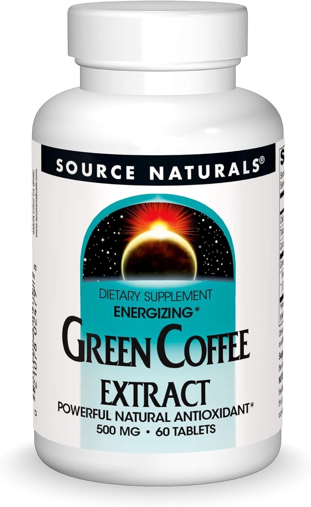Vir Naturals Green Coffee Extract, Energiring močan naravni antioksidant