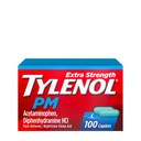 Tilenol PM Dodatna moč nočne bolečine Reliever & Pomoč za spanje Kapleti, 500 mg acetataminofen & 25 mg Difenhidramin HCl, Relief za nočne bolečine in bolečine, ne- Habit Oblikovanje, 100 ct
