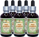 PAU d'arco (Tabebuia Impetiginosa) Glicerit, posušen tekoči ekstrakt brez alkohola (Brand Name: HerbalTerra, Proudly Made in USA) 5x2 fl.oz (5x60 ml)