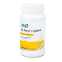 Klaire Labs SFI Health N-acetil-L-Cysteine 500mg - Aminokislina Glutatione Precursor NAC - dopolnilo k zaščiti celičnega antioksidanta - hipoalergena, brez soje, brez koruze (90 kapsul)