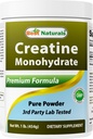 Najboljši naravni kreatin monohidrat 1 Lb čisti prašek (1 LB (paket po 1))