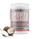 Športni kolagenski elektroliti v prahu, 12.42 oz - Grass Fed Goved & Wild Fish Hidraliziran tip I, II, III Multi colagen peptidi za elektrolitske pijače, nearomatiziran protein v prahu z BCAA, magnezij