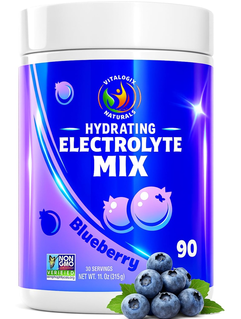 Blueberry Hydration v prahu – Zero Sugar Electrolyte Drink Mix 