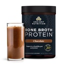 Ancient Nutrition Protein Powder Izdelan iz pravih kosti Broth, Čokolada, 20g Beljakovine na serviranje, 20 Serving Tub, Gluten brez hidrolizirane Kolagen Peptides dodatek, Odlično v beljakovinskih stresa
