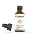 Dr. Clark Liquid Vitamin D dodatek – 1000 IU, 1 Fl Oz, Podpira imunski sistem in zdravje kosti