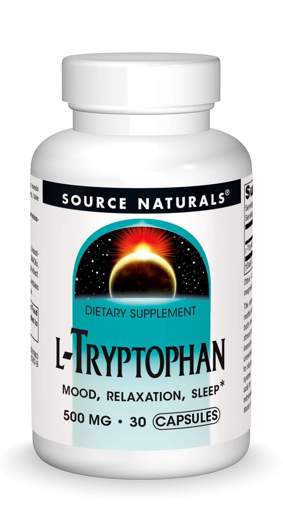 Vir Naravni L-Triptofan, za razpoloženje, sprostitev in spanje*, 500mg - 30 kapsul