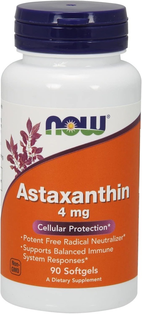Now Foods Astaksantin 4 mg - 90 Sgels 8 pakiranje